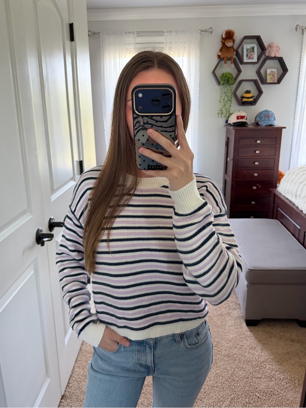 American Eagle Striped Sweater